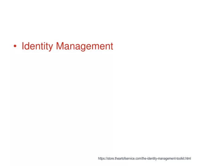 identity management