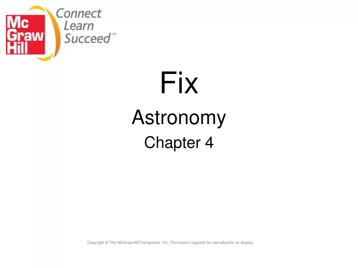 fix astronomy chapter 4