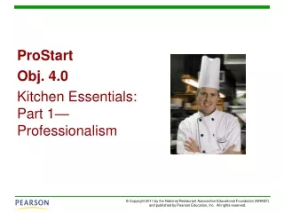 ProStart Obj. 4.0 Kitchen Essentials: Part 1—Professionalism