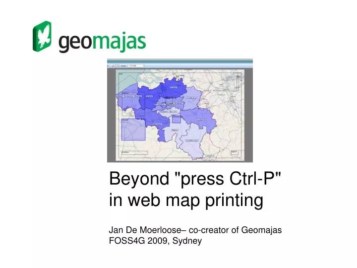 beyond press ctrl p in web map printing
