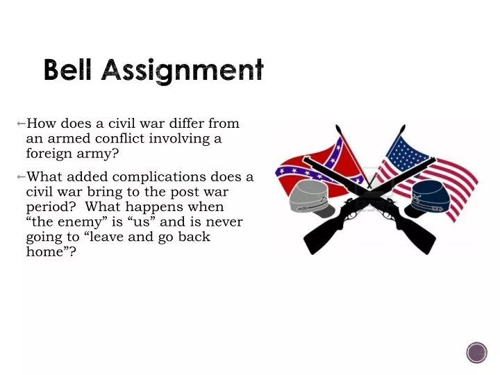 bell assignment