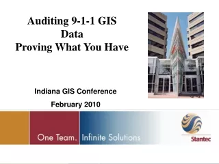 Auditing 9-1-1 GIS Data Proving What You Have