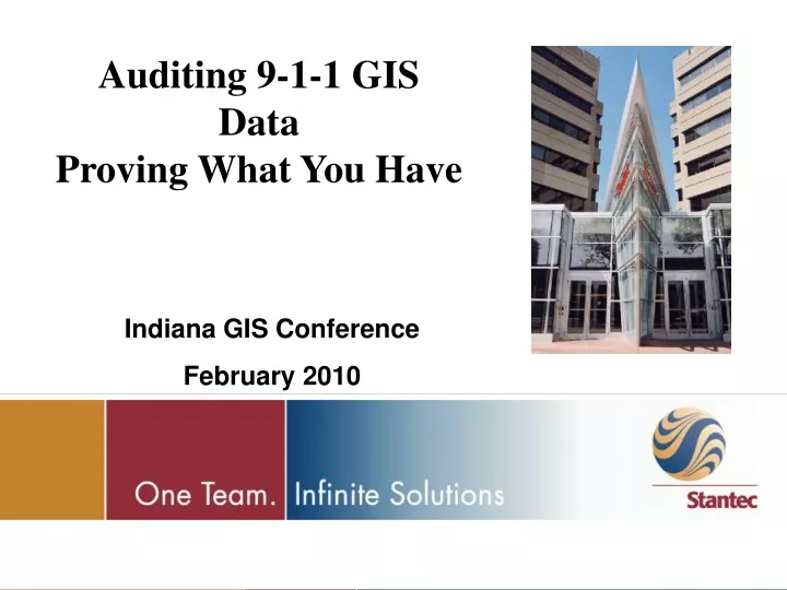 auditing 9 1 1 gis data proving what you have