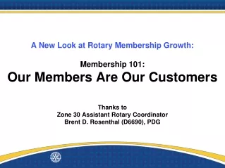 Rotary Membership – The Big Picture
