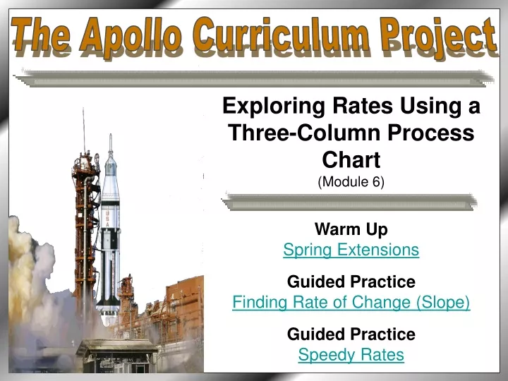 the apollo curriculum project