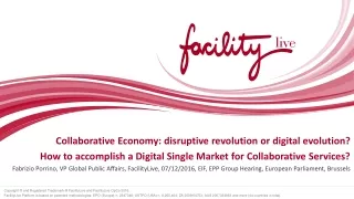 Collaborative Economy: disruptive  revolution  or  digital evolution ?