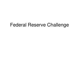 Federal Reserve Challenge