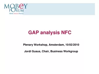 GAP analysis NFC