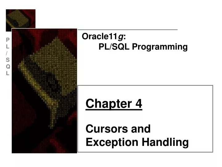 oracle11 g pl sql programming