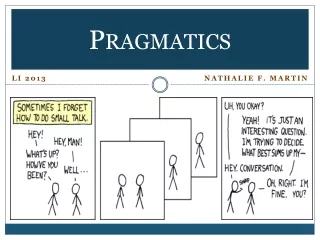 Pragmatics