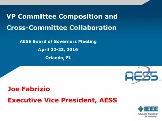 VP  Committee Composition and Cross-Committee Collaboration