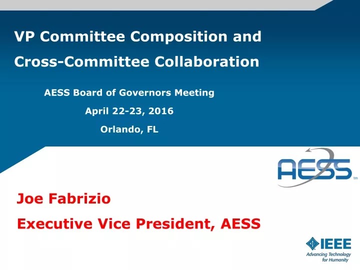 vp committee composition and cross committee collaboration