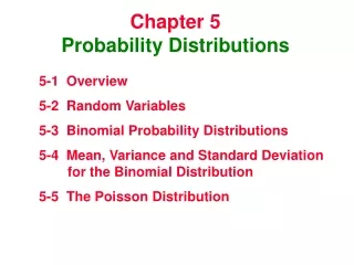 chapter 5 probability distributions