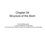 PPT - CHAPTER - 4 STRUCTURE OF THE ATOM PowerPoint Presentation, free ...