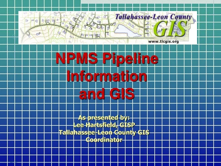 npms pipeline information and gis