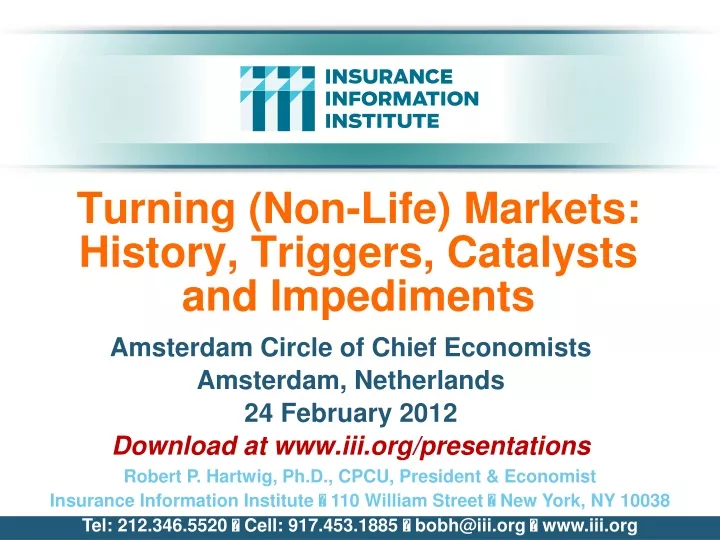 turning non life markets history triggers catalysts and impediments