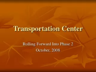 Transportation Center