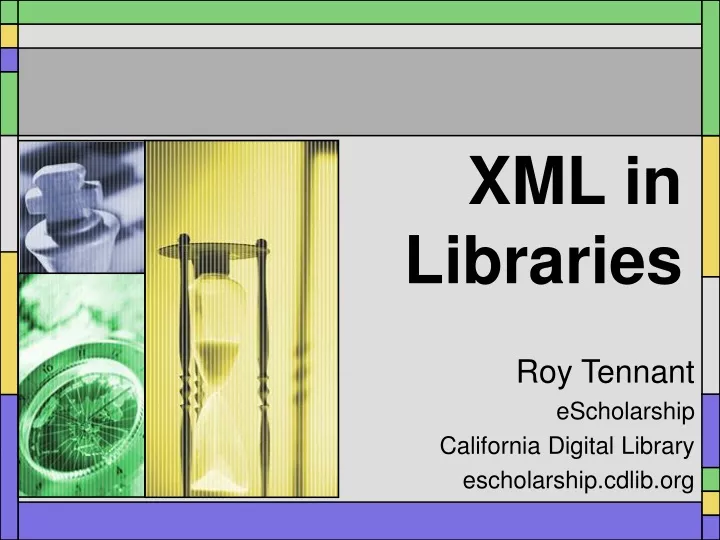 xml in libraries