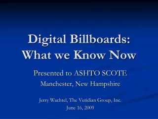 digital billboards what we know now