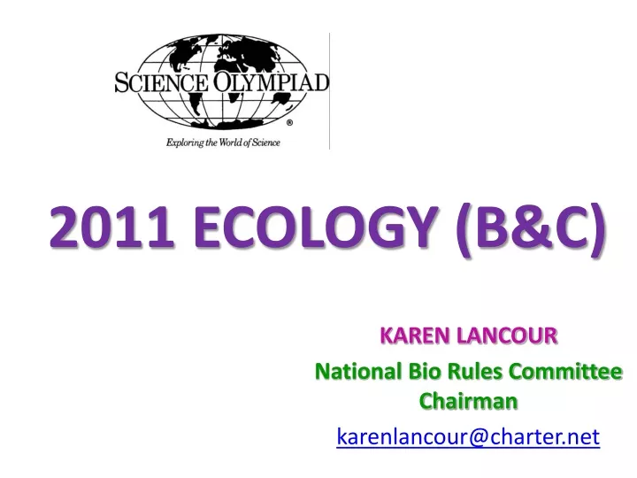 karen lancour national bio rules committee chairman karenlancour@charter net