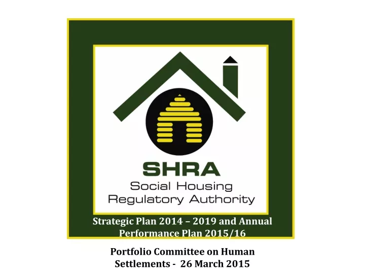 strategic plan 2014 2019 and annual performance