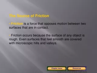 The Source of Friction