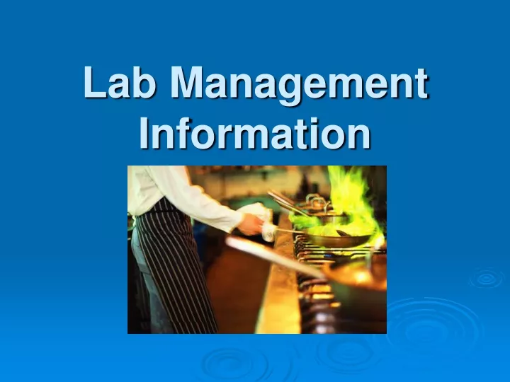 lab management information