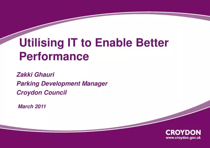 utilising it to enable better performance
