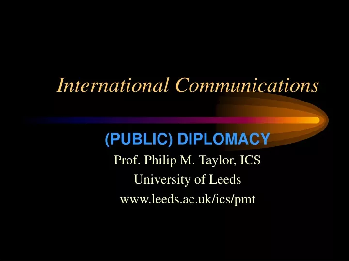 international communications
