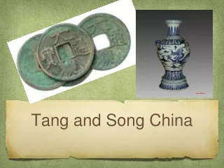 Tang and Song China