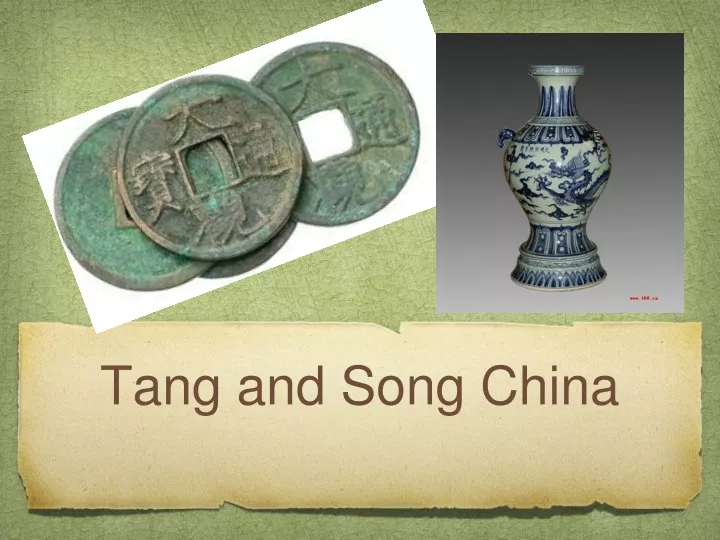 tang and song china