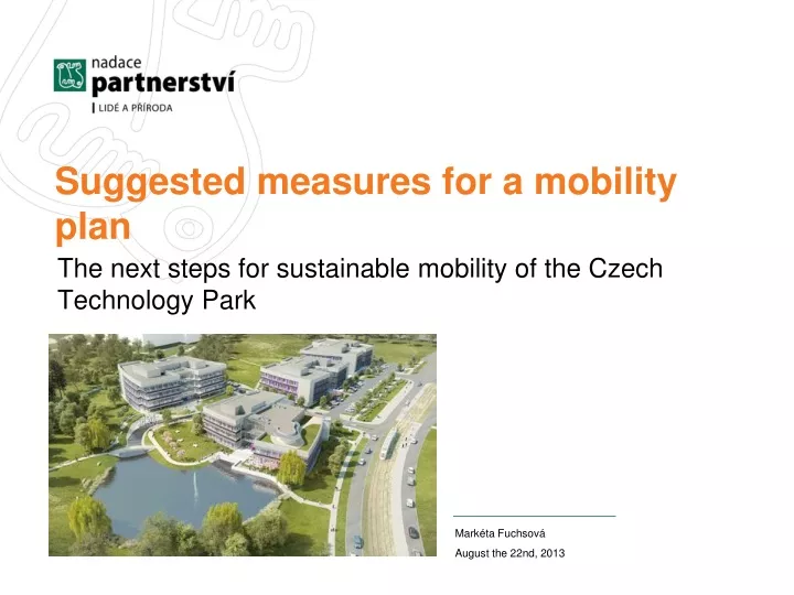suggested measures for a mobility plan