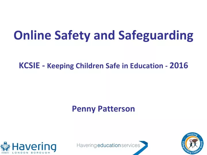 online safety and safeguarding kcsie keeping children safe in education 2016