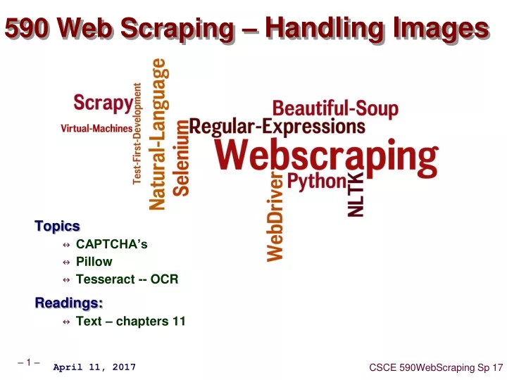 590 web scraping handling images