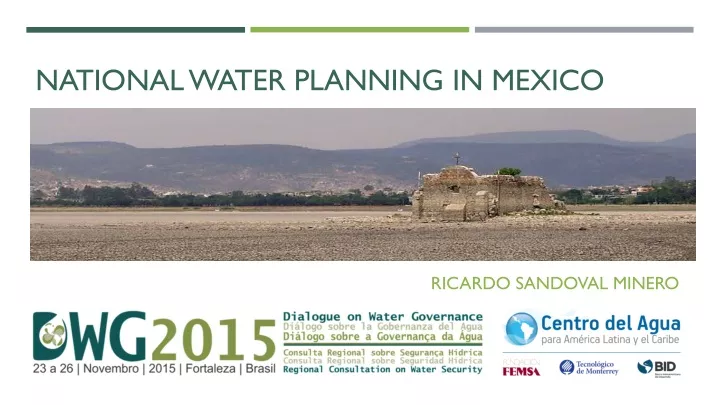 national water planning in mexico