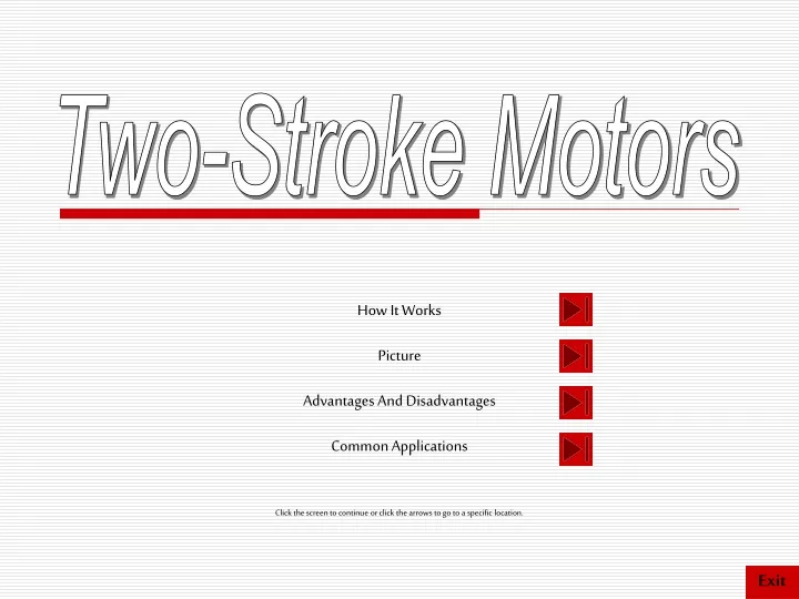 two stroke motors
