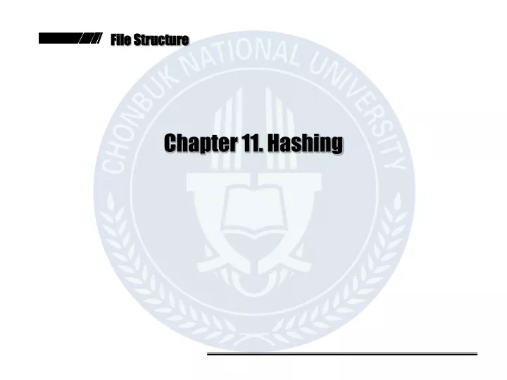 chapter 11 hashing