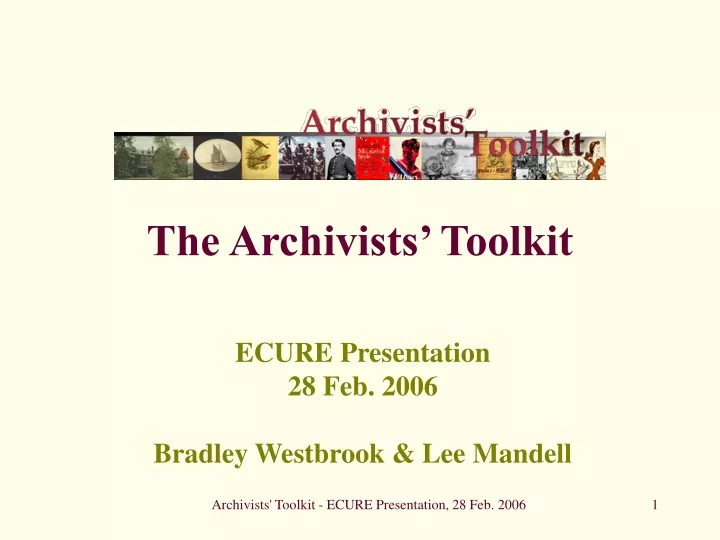 the archivists toolkit