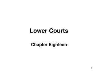 Lower Courts