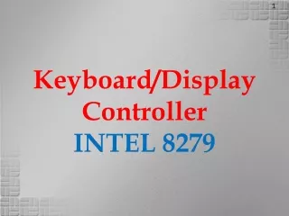 Keyboard/Display  Controller  INTEL 8279