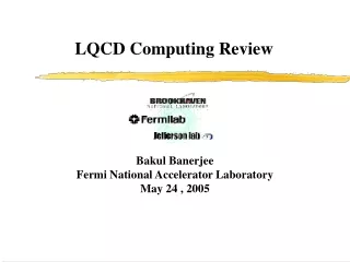 LQCD Computing Review