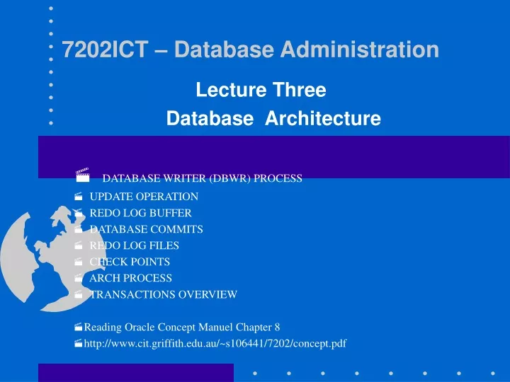 7202ict database administration