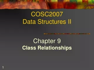 COSC2007   Data Structures II