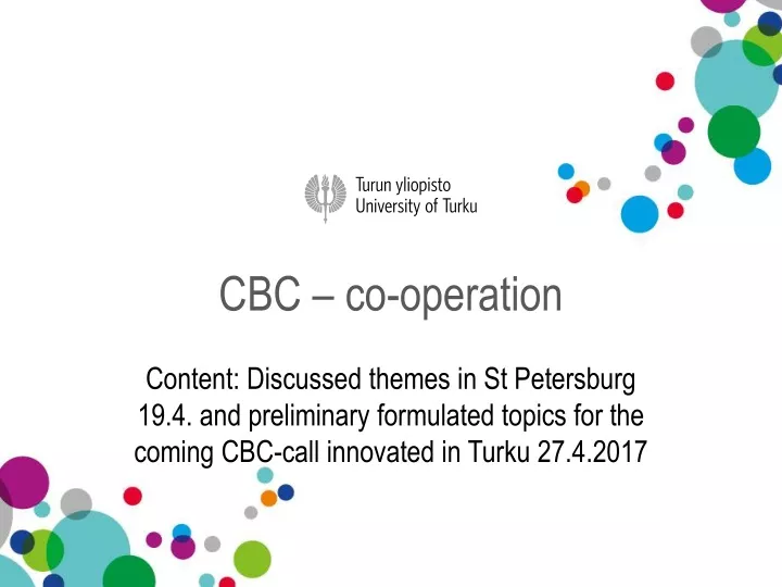 cbc co operation