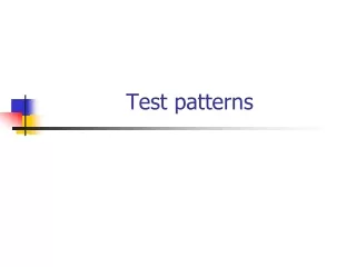Test patterns