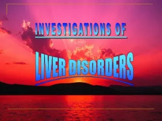 INVESTIGATIONS OF