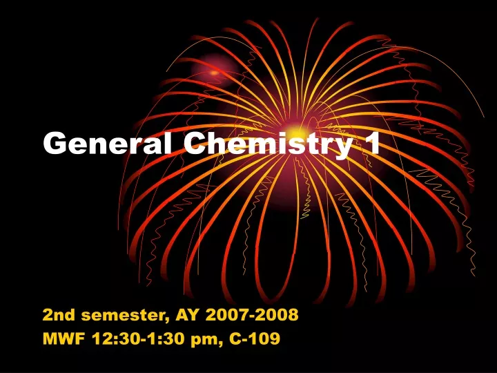 general chemistry 1