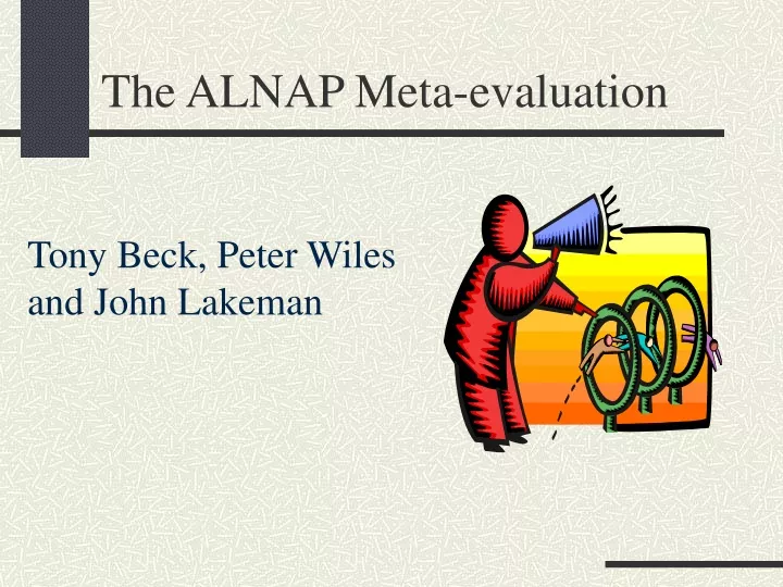 the alnap meta evaluation