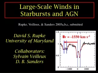 Large-Scale Winds in Starbursts and AGN