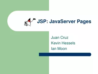 JSP: JavaServer Pages